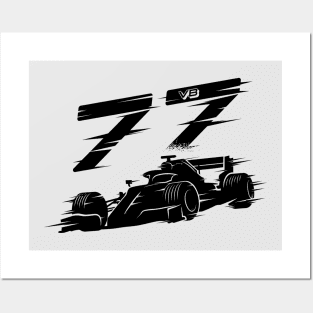 We Race On! 77 [Black] Posters and Art